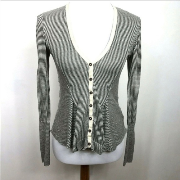 Sparrow Anthropology Striped Cardigan